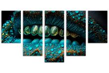 5 Panel Waterfall Canvas