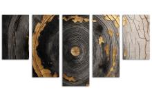 5 Panel Waterfall Canvas