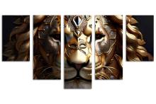5 Panel Waterfall Canvas