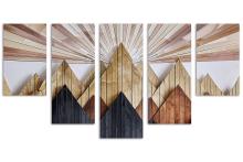 5 Panel Waterfall Canvas