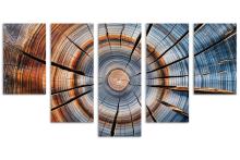 5 Panel Waterfall Canvas