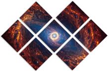 7 Panel Butterfly Canvas