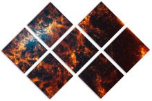 7 Panel Butterfly Canvas