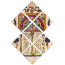 7 Panel Butterfly Canvas