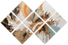 7 Panel Butterfly Canvas