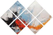 7 Panel Butterfly Canvas