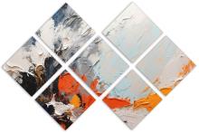 7 Panel Butterfly Canvas