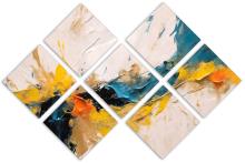 7 Panel Butterfly Canvas