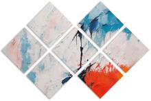 7 Panel Butterfly Canvas