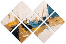 7 Panel Butterfly Canvas
