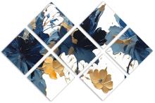 7 Panel Butterfly Canvas