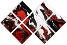 7 Panel Butterfly Canvas