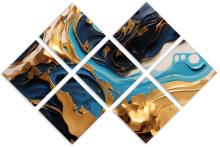 7 Panel Butterfly Canvas