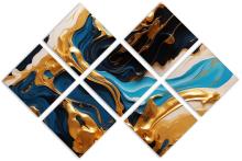 7 Panel Butterfly Canvas