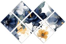 7 Panel Butterfly Canvas