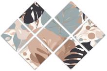 7 Panel Butterfly Canvas