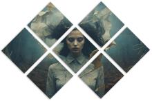7 Panel Butterfly Canvas