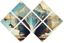7 Panel Butterfly Canvas