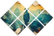 7 Panel Butterfly Canvas