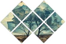 7 Panel Butterfly Canvas