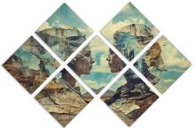 7 Panel Butterfly Canvas