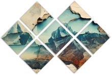 7 Panel Butterfly Canvas