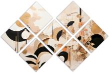 7 Panel Butterfly Canvas