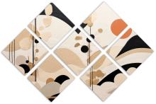 7 Panel Butterfly Canvas