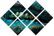 7 Panel Butterfly Canvas