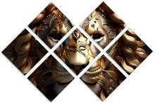7 Panel Butterfly Canvas