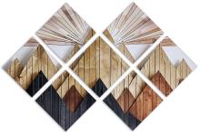 7 Panel Butterfly Canvas