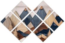 7 Panel Butterfly Canvas