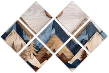 7 Panel Butterfly Canvas