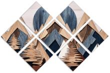 7 Panel Butterfly Canvas