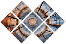 7 Panel Butterfly Canvas